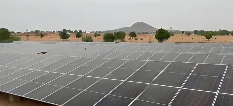 Onnistuneesti toteuttaa 1,6 MW aurinkoenergian asennusprojektin Afrikassa