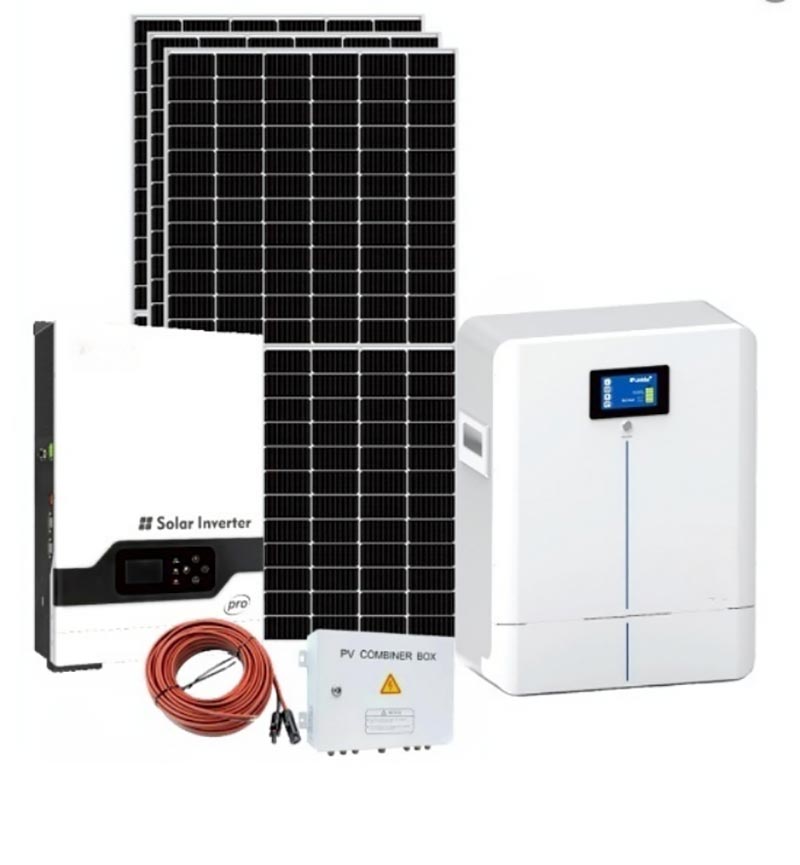5KW hybridi aurinkoenergian varastointijärjestelmä