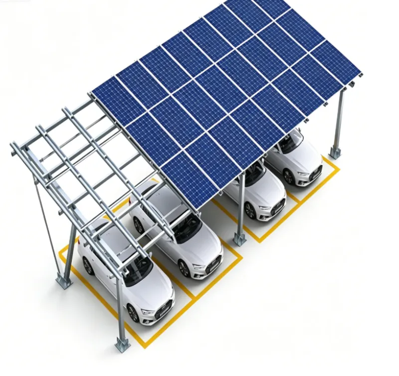 Alumiininen W-tyyppinen aurinkoenergian autokatosteline
